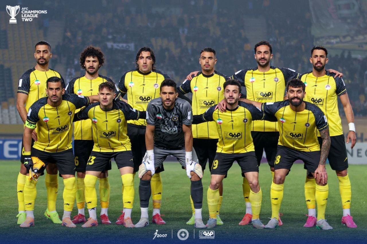 برد ارزشمند سپاهان مقابل الحسین اردن در هوای آلوده نقش جهان 