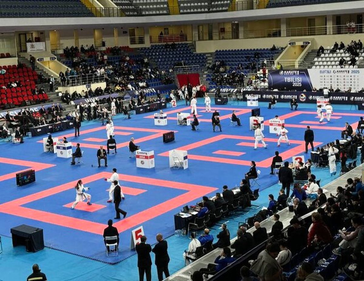 قهرمانی کاراته ایران در لیگ جهانی گرجستان با ۶ طلا، یکنقره و ۵ برنز