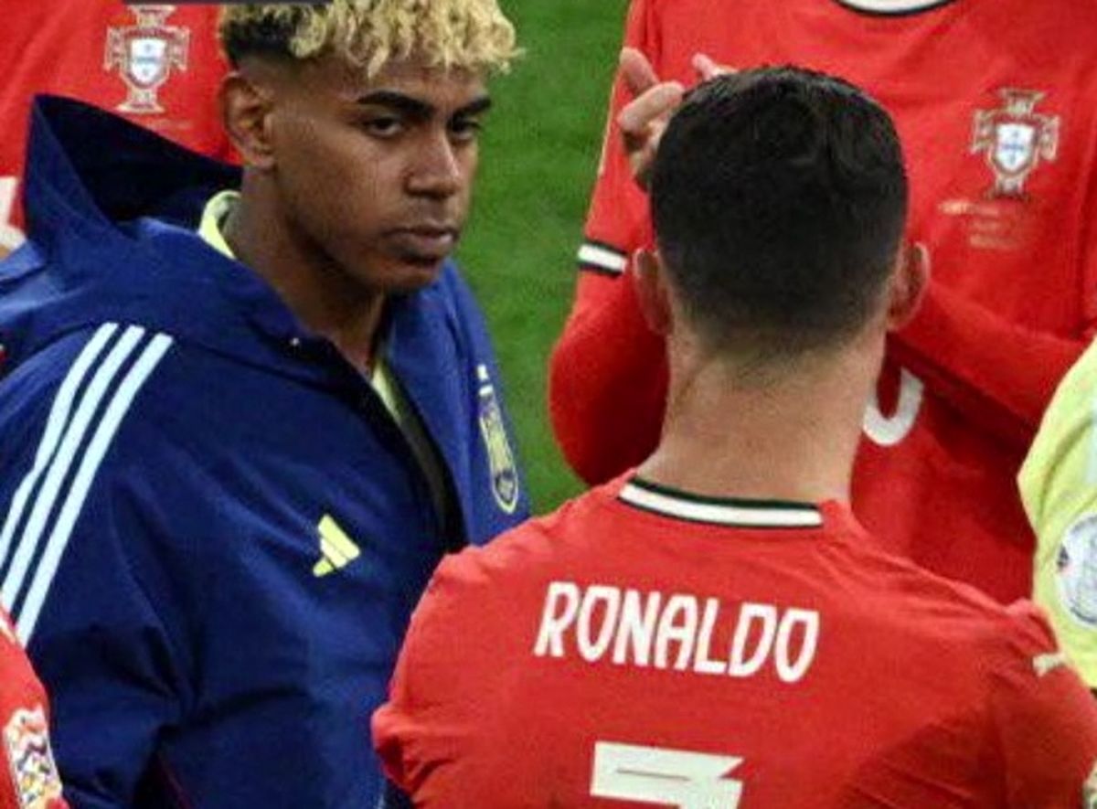 ببینید/ اقدام جنجالی یامال علیه کریستیانو رونالدو