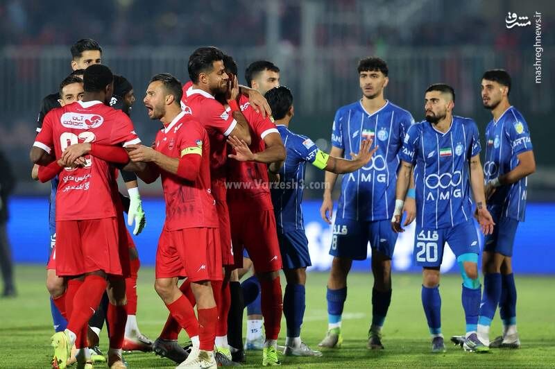 ماجرای درگیری اوریه و کنعانی زادگان در پایان دربی +عکس و فیلم