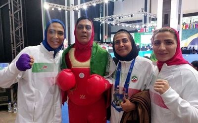 صعود صدیقه دریایی و خواهران منصوریان به فینال ووشوی قهرمانی جهان