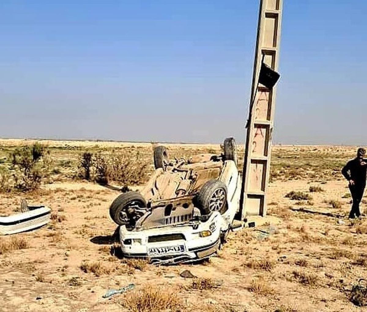 واژگونی خودروی رئیس کمیته داوران و رئیس دپارتمان داوری خوزستان