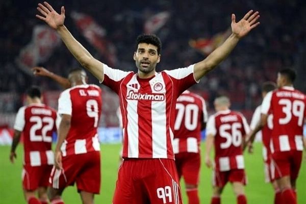 برد پرگل المپیاکوس با درخشش مهدی طارمی