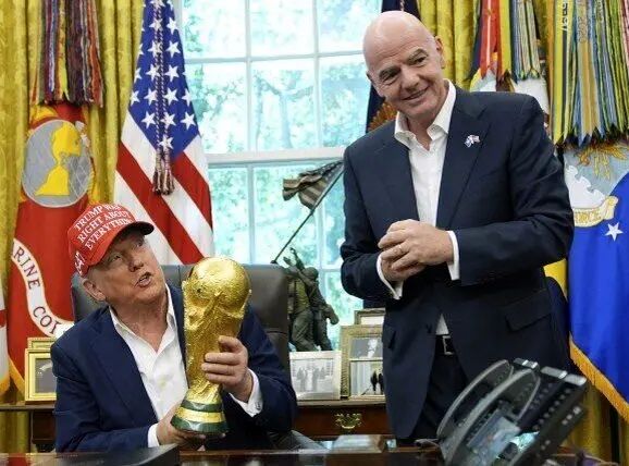 حضور ترامپ در مراسم قرعه‌کشی جام جهانی